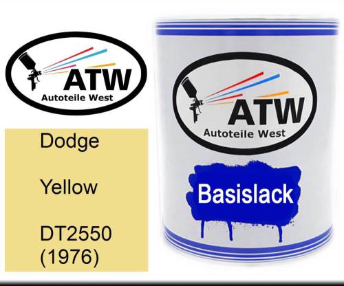 Dodge, Yellow, DT2550 (1976): 1L Lackdose, von ATW Autoteile West.